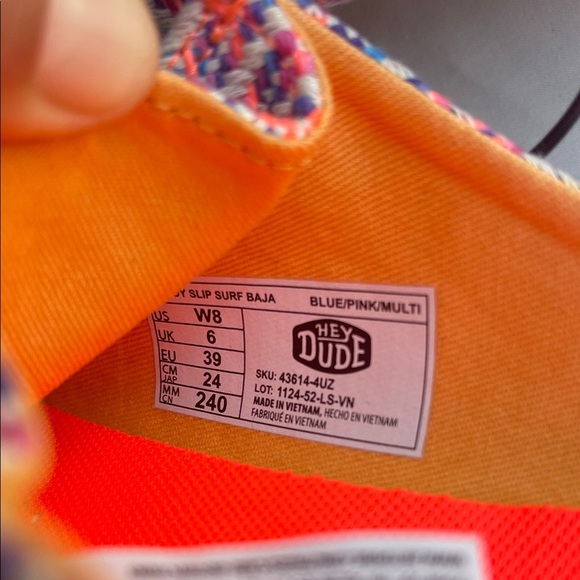 Hey Dude Colorful Geometric Slip-Ons - Picture 5 of 7